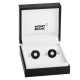 Botões de Punho Montblanc Meisterstück Preto/Prata | Ref. 238.116666
