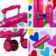Agatha Ruiz de La Prada Mala/Trolley de Viagem Médio 67cm 4 Rodas Spinner Fuchsia | Ref. 237.13060001B Agatha Ruiz de La Prada Mala/Trolley de Viagem Médio 67cm 4 Rodas Spinner Fuchsia | Ref. 237.13060001B