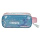 Estojo Escolar Triplo Compartimento Frozen FIND YOUR STRENGHT Azul | Ref. 186.2064721