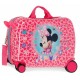 Mala de Viagem Infantil ABS 4 Rodas Minnie HELP ON THE WAY Rosa | Ref. 186.4799861