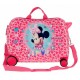 Mala de Viagem Infantil ABS 4 Rodas Minnie HELP ON THE WAY Rosa | Ref. 186.4799861
