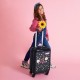 Mala/Trolley de Cabine 55cm 4 Rodas Spinner Enso GIRL POWER Azul Escuro | Ref. 186.9021721