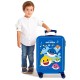 Mala de Cabine / Trolley 55cm 4 Rodas Baby Shark OCEAN SHARKS Azul | Ref. 186.4161721