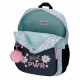 Mochila Escolar Adaptável 38cm Enso GIRL POWER Azul | Ref. 186.90222D1
