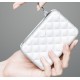 Carteira Ögon Quilted Zipper Card Holder RFID Safe Cinzenta | Ref. 314.OG09196