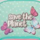 Estojo Escolar Duplo Compartimento Movom SAVE THE PLANET Multicolor | Ref. 186.2014221 Estojo Escolar Duplo Compartimento Movom SAVE THE PLANET Multicolor | Ref. 186.2014221