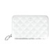 Carteira Ögon Quilted Zipper Card Holder RFID Safe Cinzenta | Ref. 314.OG09196
