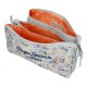 Estojo Escolar Triplo Compartimento Pepe Jeans MALILA Multicolor | Ref. 186.6024321