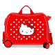 Mala de Viagem Infantil ABS 4 Rodas Castle Of Hello Kitty Vermelha | Ref. 186.4229822