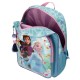 Mochila Escolar Adaptável 40cm c/ Carro Frozen AWESOME MOVES Azul | Ref. 186.40523T1