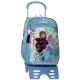 Mochila Escolar Adaptável 40cm c/ Carro Frozen AWESOME MOVES Azul | Ref. 186.40523T1