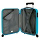 Mala de Cabine / Trolley 55cm 4 Rodas ROLL ROAD Flex Azul Turquesa | Ref. 186.584946AA