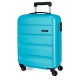 Mala de Cabine / Trolley 55cm 4 Rodas ROLL ROAD Flex Azul Turquesa | Ref. 186.584946AA