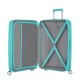 American Tourister Mala de Viagem / Trolley Grande 77cm EXP SOUNDBOX Azul Claro | Ref. 9232G00321