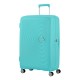 American Tourister Mala de Viagem / Trolley Grande 77cm EXP SOUNDBOX Azul Claro | Ref. 9232G00321