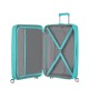 American Tourister Mala de Viagem / Trolley Médio 67cm 4R EXP SOUNDBOX Azul Claro | Ref. 9232G00221