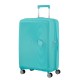 American Tourister Mala de Viagem / Trolley Médio 67cm 4R EXP SOUNDBOX Azul Claro | Ref. 9232G00221