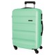 Mala de Viagem / Trolley Médio 65cm 4 Rodas ROLL ROAD Verde Água | Ref. 186.584946BB