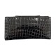Carteira de Senhora em Croco Abílio & Gomes Preta | Ref. 245.3362CRP