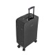 Benzi Mala/Trolley Viagem Médio 61cm 4 Rodas Spinner Preto | Ref. 288.BZ5562PB