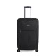Benzi Mala/Trolley Viagem Médio 61cm 4 Rodas Spinner Preto | Ref. 288.BZ5562PB