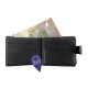 Carteira Porta-Notas com Porta-Moedas ERIUM RFID Preta 1663P | Ref. 102.ER1663P