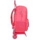 Mochila Escolar Adaptável 43cm c/ Carro Pepe Jeans KIM Rosa | Ref. 186.62123T1 Mochila Escolar Adaptável 43cm c/ Carro Pepe Jeans KIM Rosa | Ref. 186.62123T1