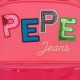 Mochila Escolar Adaptável 43cm c/ Carro Pepe Jeans KIM Rosa | Ref. 186.62123T1 Mochila Escolar Adaptável 43cm c/ Carro Pepe Jeans KIM Rosa | Ref. 186.62123T1