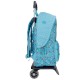 Mochila Escolar Adaptável 42Cm C/ Carro Pepe Jeans Ava Azul | Ref. 186.63423T1