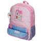 Mochila Escolar Adaptável 44CM 2C C/ Carro Enso MY SWEET HOME Rosa | Ref. 186.90424T1