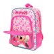 Mochila Escolar 38 cm Adaptável a Carro Minnie FABULOUS Rosa | Ref. 186.28923A1