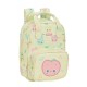 Mochila Pré-Escolar 28cm c/ Pegas Safta FRUTA Amarela | Ref. 248.612186765 Mochila Pré-Escolar 28cm c/ Pegas Safta FRUTA Amarela | Ref. 248.612186765