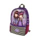 Mochila Infantil 33cm Gorjuss THE DUET Roxa | Ref. 248.1111GJ02T