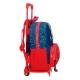 Mochila Pré-Escolar Adapt 28cm c/ Carro Mickey ON THE MOON Azul | Ref. 186.22621T1