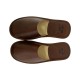 Chinelos de Quarto em Pele N.º 41 JOSEPH LOUIS 9024 Castanho | Ref. 324.9024C41