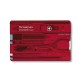 Swiss Card Classic VICTORINOX Vermelho Translúcido | Ref. 320.07100.T Swiss Card Classic VICTORINOX Vermelho Translúcido | Ref. 320.07100.T