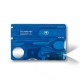 Swiss Card Lite c/ LED Victorinox Azul Translúcido | Ref. 320.07322.T2