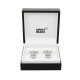 Botões de Punho Redondos MONTBLANC Sartorial Prata | Ref. 238.118611