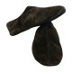 Chinelos de Quarto em Pele Castanho Tamanho 43 | Ref. 318.2157C43