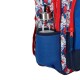 Mochila Escolar Adapt. 38cm c/ Carro Spiderman HERO Azul | Ref. 186.24523T1