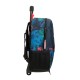 Mochila Pré-Escolar Adapt. 32cm c/ Carro Marvel ON THE WARPATH Azul | Ref. 186.24622T1