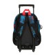 Mochila Pré-Escolar Adapt. 32cm c/ Carro Marvel ON THE WARPATH Azul | Ref. 186.24622T1