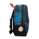 Mochila Pré-Escolar Adapt. 32cm Marvel ON THE WARPATH Azul | Ref. 186.24622D1