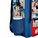 Mochila Pré-Escolar Adap. 28cm c/ Carro Mickey COLOUR MAYHEM Azul | Ref. 186.45721T1