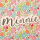 Estojo Escolar Duplo Minnie FLORALS Rosa | Ref. 186.2414221