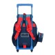 Mochila Infantil Adap. 25cm c/ Carro Spiderman DENIM Azul | Ref. 186.46120T1 Mochila Infantil Adap. 25cm c/ Carro Spiderman DENIM Azul | Ref. 186.46120T1