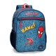 Mochila Pré-Escolar Adap. 33cm Spiderman DENIM Azul | Ref. 186.46122D1