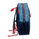 Mochila Pré-Escolar Adap. 33cm Spiderman DENIM Azul | Ref. 186.46122D1