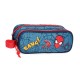 Estojo Escolar Duplo Compartimento Spiderman DENIM Azul | Ref. 186.4614221