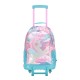 Mochila Trolley Escolar L 49cm, com Rodas Led Totto MOLKY Rosa | Ref. 330.MJ03MOL0038I0